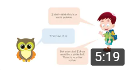 Ms. Owl and Ayush talking about white ball